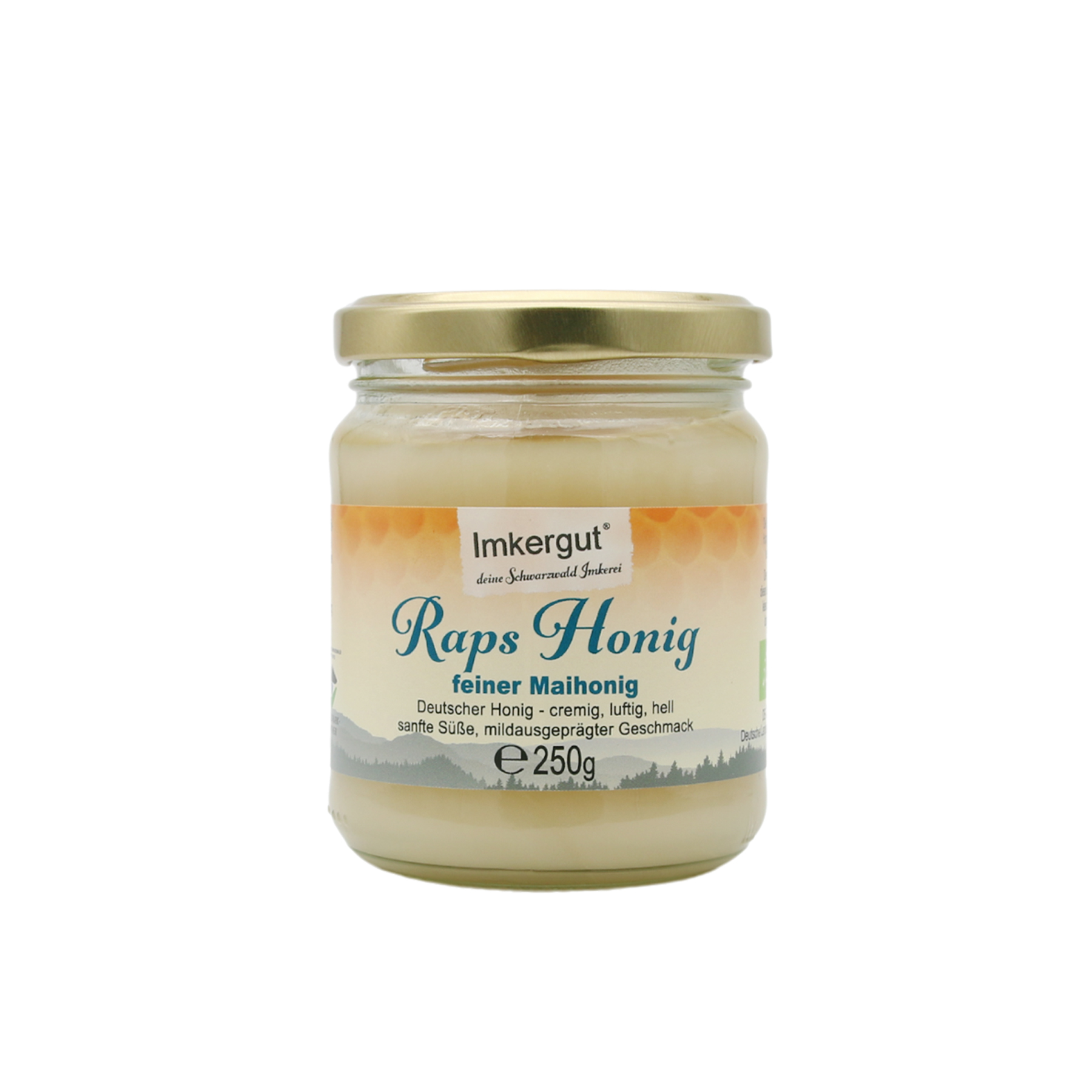 Raps Honig 250 g Vorderseite